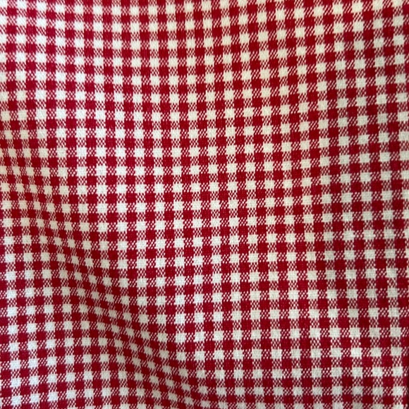 Rafaela Women’s Red Checked Pants Slacks Spring Elastic Waist Sides Size 20W - Picture 2 of 10